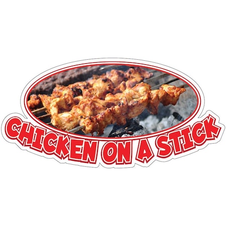 Chicken On A Stick Decal Concession Stand Food Truck Sticker